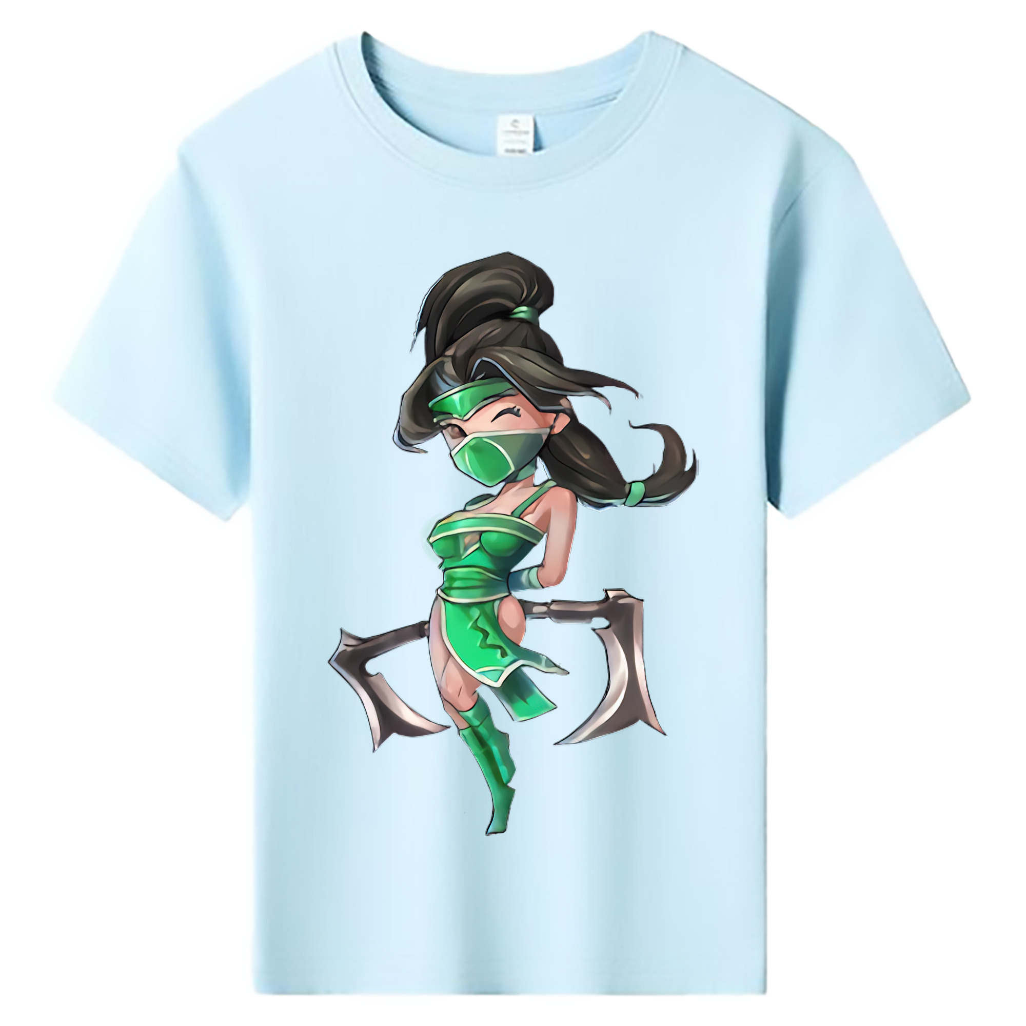 （画像用） リーグ・オブ・レジェンド League of Legends LOL 綿100％キッズTシャツ（フロントプリント）